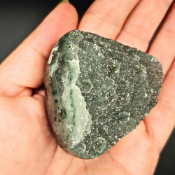 Gr�n Sukker Ametyst Klynge � Top Kvalitet fra Brasilien