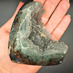 Gr�n Sukker Ametyst Klynge � Top Kvalitet fra Brasilien