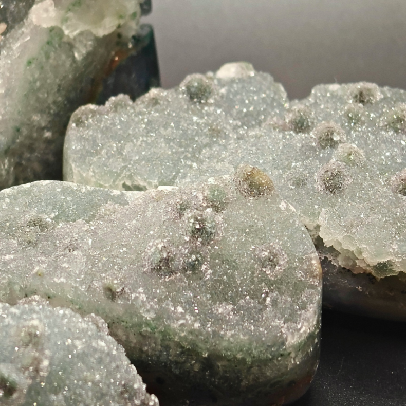 Gr�n Sukker Ametyst Klynge � Top Kvalitet fra Brasilien