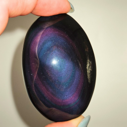 Regnbue Obsidian � Palm Sten