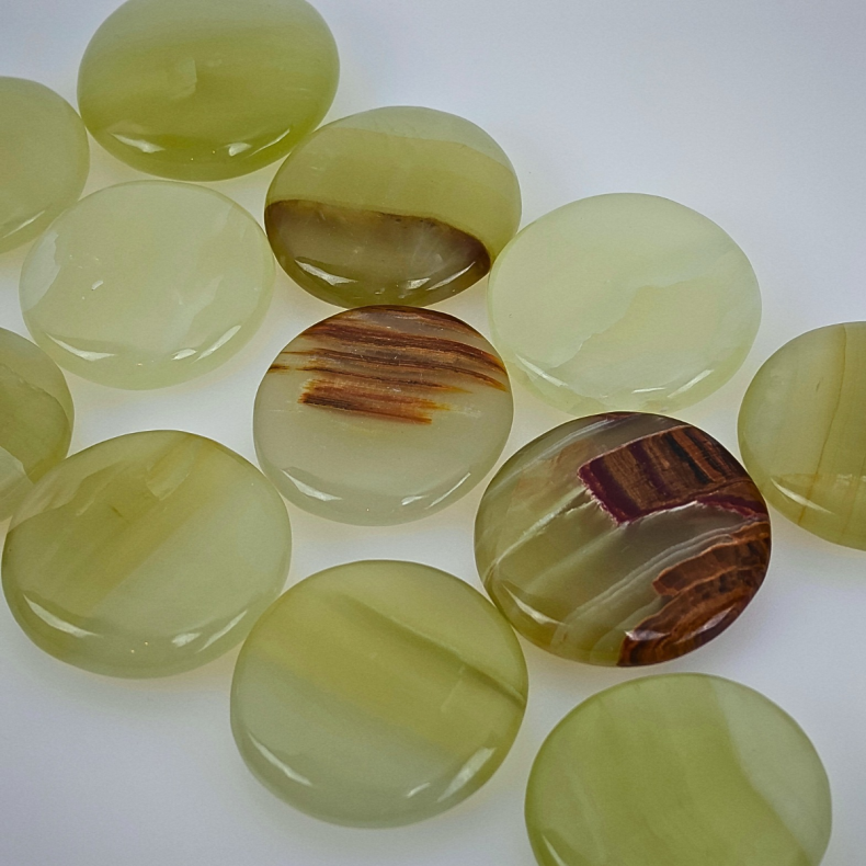 Gr�n Onyx (Calcit) Disc � Pakistan