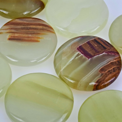 Gr�n Onyx (Calcit) Disc � Pakistan