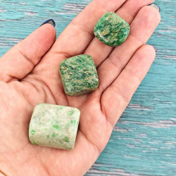 Gr�n Aventurin Calcit Lommesten