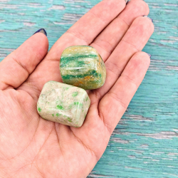 Gr�n Aventurin Calcit Lommesten