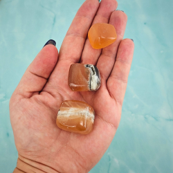 Honning Calcit Lommesten