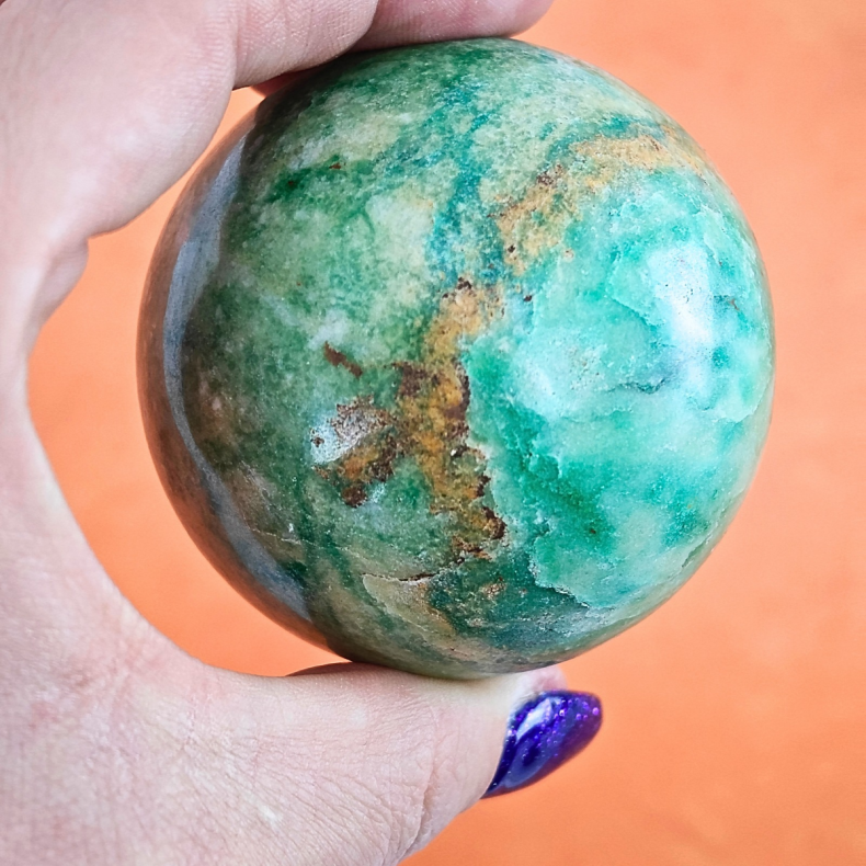 Gr�n Aventurin Kugle