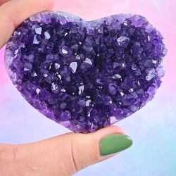 H�jkvalitets Ametyst Klyngehjerte � Uruguay