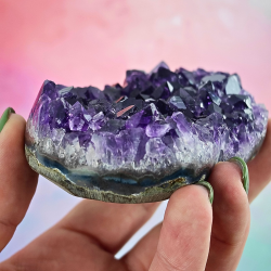 H�jkvalitets Ametyst Klyngehjerte � Uruguay