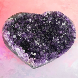 H�jkvalitets Ametyst Klyngehjerte � Uruguay