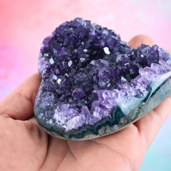 H�jkvalitets Ametyst Klyngehjerte � Uruguay