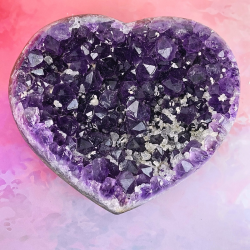 H�jkvalitets Ametyst Klyngehjerte � Uruguay