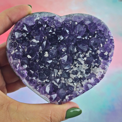 H�jkvalitets Ametyst Klyngehjerte � Uruguay