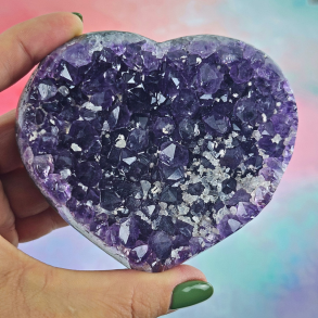 H�jkvalitets Ametyst Klyngehjerte � Uruguay