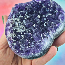 H�jkvalitets Ametyst Klyngehjerte � Uruguay