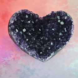 H�jkvalitets Ametyst Klyngehjerte � Uruguay