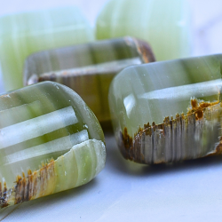 Gr�n Onyx Lommesten 