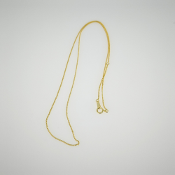 Fin Halsk�de � S�lv- eller Guldbelagt