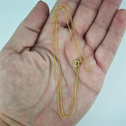 Fin Halsk�de � S�lv- eller Guldbelagt