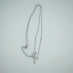 Fin Halsk�de � S�lv- eller Guldbelagt