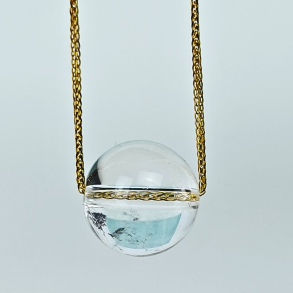  Chakra Harmoni Kollektion, Klar Kvarts Gem Perle