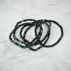 Moss Agat Armb�nd � 4 mm
