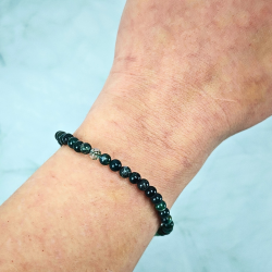 Moss Agat Armb�nd � 4 mm