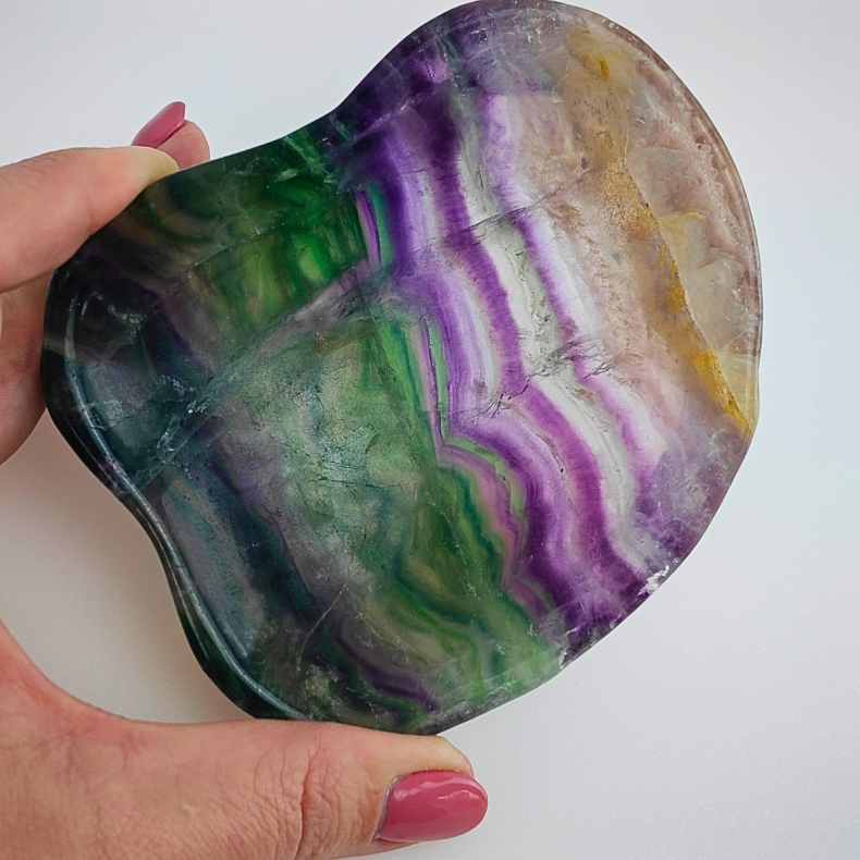 Regnbue Fluorit Sk�l