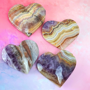 Ametyst Agat Hjerte