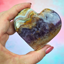 Ametyst Agat Hjerte