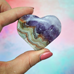 Ametyst Agat Hjerte