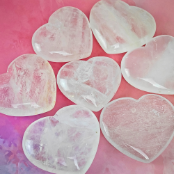 Klar Kvarts Hjerte 