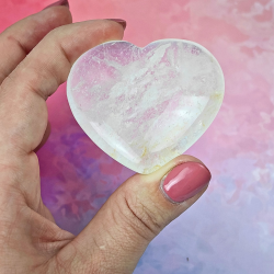 Klar Kvarts Hjerte 