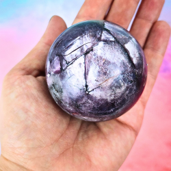 Lepidolit (Gem Mica) Kugle