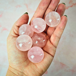 Rosa Kvarts Kugle 