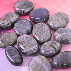 Labradorit Lille Palm Sten � Premium Kvalitet