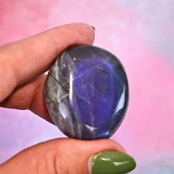 Labradorit Lille Palm Sten � Premium Kvalitet