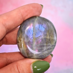 Labradorit Lille Palm Sten � Premium Kvalitet