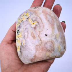 Pink Ametyst med Sk�ret Base