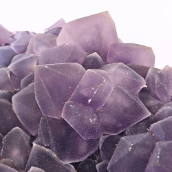 Ametyst Klynge � Store Spidser med Glitrende �Sukkerlag�