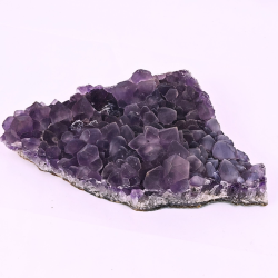 Ametyst Klynge � Store Spidser med Glitrende �Sukkerlag�