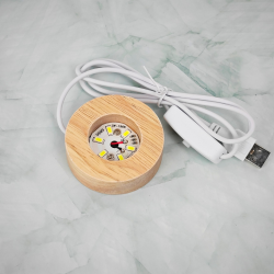 Elegant Tr�lampe til Krystal 6 cm