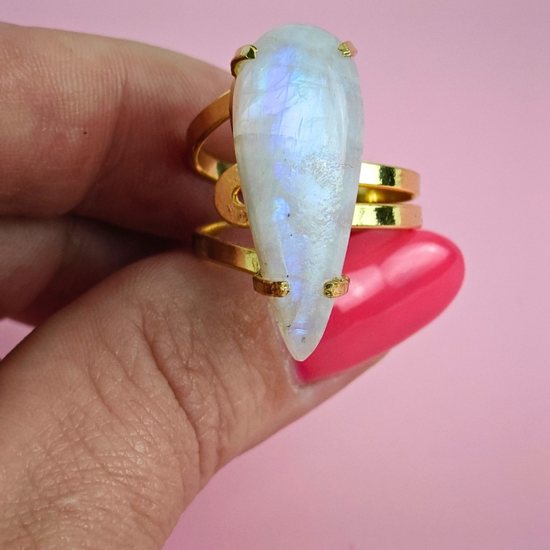 �gte M�nesten Dr�beformet Finger Ring