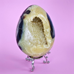  Septarian �g � med Druzy/Sukker