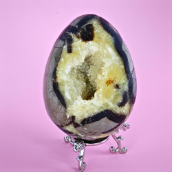  Septarian �g � med Druzy/Sukker