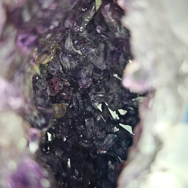 Ametyst Geode Sommerfugl