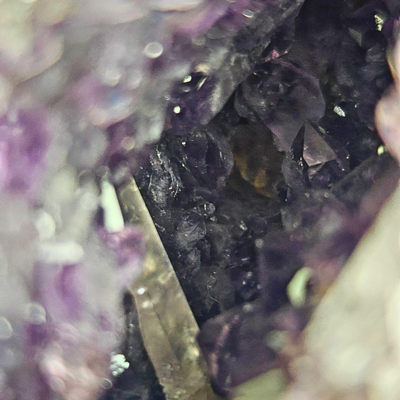 Ametyst Geode Sommerfugl