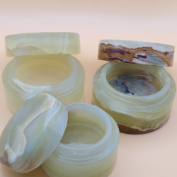 Grn Onyx Smykkeskrin 